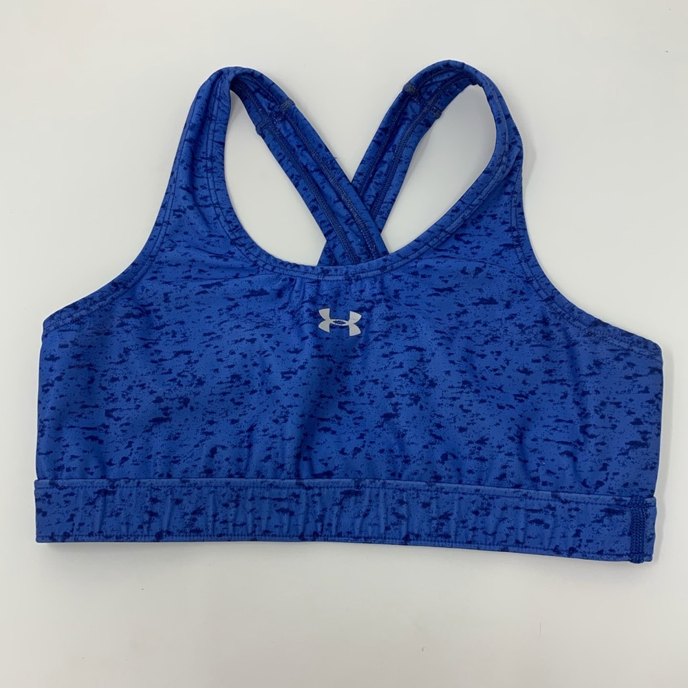 Under Armor Blue Speckled Sports Bra